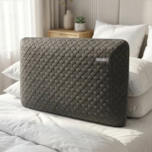 Moon Walker Memory Foam Pillow Black Honey Comb White - Image 8