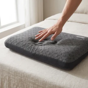 Moon Walker Memory Foam Pillow Black Honey Comb White - Image 2
