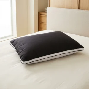 Black & White Fiber Pillow - Image 6